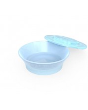 Купичка за хранене Twistshake Plates Pastel - Синя, над 6 месеца -1