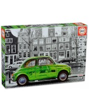 Пъзел Educa от 1000 части - Кола в Амстердам -1