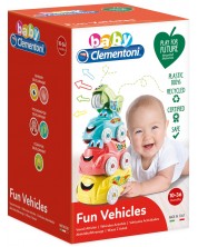 Детска играчка Clementoni Play For Future - Кула за игра с колички -1