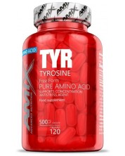 Tyrosine, 500 mg, 120 капсули, Amix -1