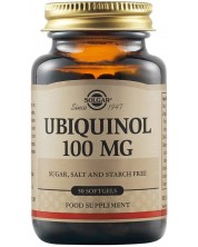 Ubiquinol, 100 mg, 50 меки капсули, Solgar -1