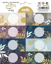 Ученически етикети Grupo Erik - Glitter, 16 броя
