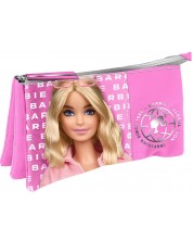 Ученически несесер Kstationery Barbie - C 3 отделения и един цип, асортимет -1