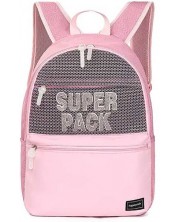 Ученическа раница S. Cool Super Pack - Pink, с 1 отделение -1