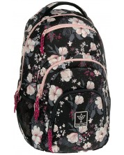 Ученическа раница Ars Una AU-2 - Flowery Black, 25 l -1