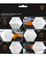 Ученически етикети Ars Una Lamborghini - 18 броя, оранжеви -1