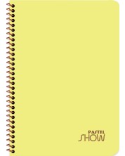 Ученическа тетрадка със спирала Keskin Color Pastel Show - А4, 60 листа, широки редове, асортимент