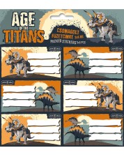 Ученически етикети Ars Una Age of the Titans - 18 броя -1
