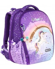 Ученическа раница Belmil - Rainbow unicorn, 1 отделениe, 22 l -1