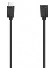 Кабел Hama - 200782, USB-C/USB-C, 0.5 m, черен -1
