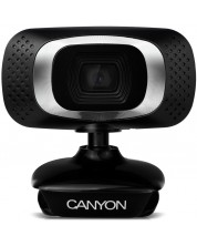 Уеб камера Canyon - CNE-CWC3N, HD 720p, черна -1