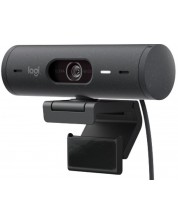 Уеб камера Logitech - Brio 500, 1080p, графит -1