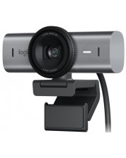 Уеб камера Logitech - MX Brio, 4K Ultra HD, Graphite -1