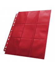 Ultimate Guard - 18-Pocket Pages Side-Loading, червени -1