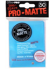 Ultra Pro Card Protector Pack - Standard Size - светлосини, матови -1