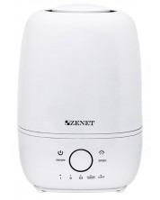 Ултразвуков овлажнител за въздух Zenet - Zet-409, 4.5 l, 25W, бял -1