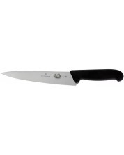 Универсален кухненски нож Victorinox - Fibrox, 19 cm, черен -1