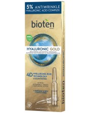 Bioten Hyaluronic Gold Уплътняващи ампули, 7 х 1.3 ml