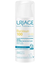 Uriage Bariesun 100 Слънцезащитен флуид, SPF 50+, 50 ml