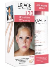 Uriage Roseliane Комплект - Мицеларна вода и Тониран крем, SPF30, 100 + 40 ml (Лимитирано) -1