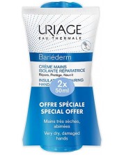 Uriage Bariederm Комплект - Крем за ръце, 2 х 50 ml (Лимитирано) -1