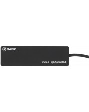 USB хъб Tellur - TLL321041, 4 порта, черен