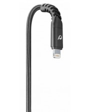 Кабел Cellularline - Tetra Force, USB-A/Lightning, 1.2 m, черен -1