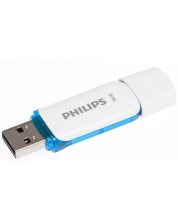 Флаш памет Philips - Snow, 16GB, USB 2.0 -1