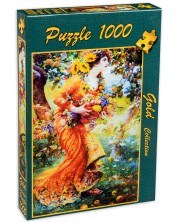 Пъзел Gold Puzzle от 1000 части - В овощната градина