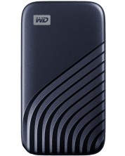 Външна SSD памет Western Digital - My Passport, 1TB, USB 3.2, синя -1
