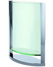 Ваза Philippi - Decade, 35 cm, стъкло с хромиран алуминий