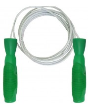 Въже за скачане Maxima - 2.6 m, стоманено, зелено