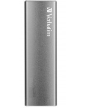 Външна SSD памет Verbatim - Vx500, 480GB, USB 3.1, сива