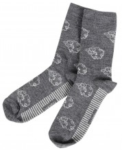 Вълнени чорапи Primo Home - Шарка на овце, сиви