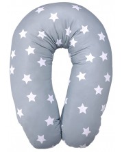 Възглавница за кърмене Lorelli - Звезди, 190 cm, Blue Grey Mist -1
