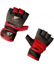 Вътрешни ръкавици за бокс Armageddon Sports - Gel Tech , черни/червени -1