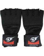 Вътрешни ръкавици за бокс Armageddon Sports - Basic, размер L/XL, черни -1