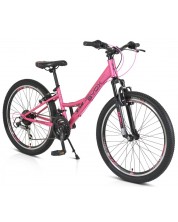 Велосипед със скорости Byox - Princess, розов, 24''