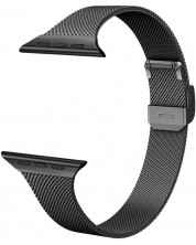 Каишка Trender - Steel, Apple Watch, 44/45 mm, черна -1