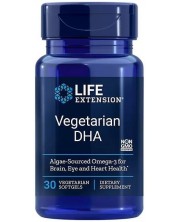 Vegetarian Sourced DHA, 30 софтгел капсули, Life Extension -1
