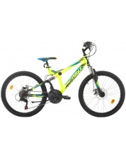 Детски велосипед със скорости SPRINT - Element DB 24", 390 mm, жълт