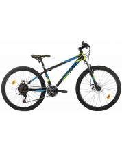 Велосипед със скорости SPRINT - Active DD, 26", 360 mm, черен/син -1