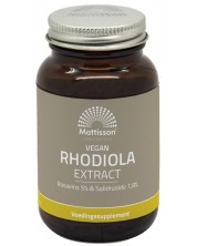 Vegan Rhodiola Extract, 60 капсули, Mattisson Healthstyle -1
