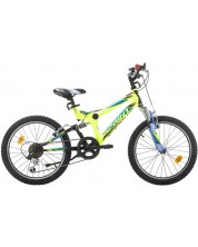 Детски велосипед със скорости SPRINT - Element FSP, 20", 320 mm, жълт -1
