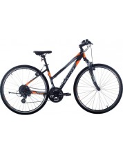 Дамски велосипед със скорости SPRINT - Sintero Lady, 28", 480 mm, черен/оранжев -1