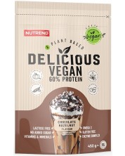 Delicious Vegan Protein, шоколад с лешник, 450 g, Nutrend -1