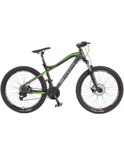 Велосипед със скорости Byox - Alloy HDB B7, 26'', зелен