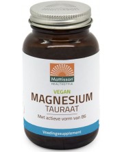 Vegan Magnesium Taurate, 60 капсули, Mattisson Healthstyle