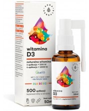 Витамин D3 Орален спрей за деца и възрастни, 50 ml, Aura Herbals -1