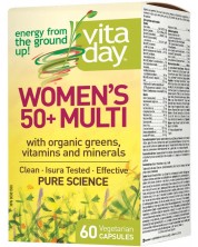 Vitaday Women's 50+ Multi, 60 капсули, Natural Factors -1